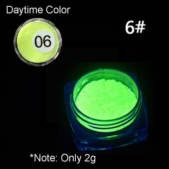 Neon Glitter Nail Powder