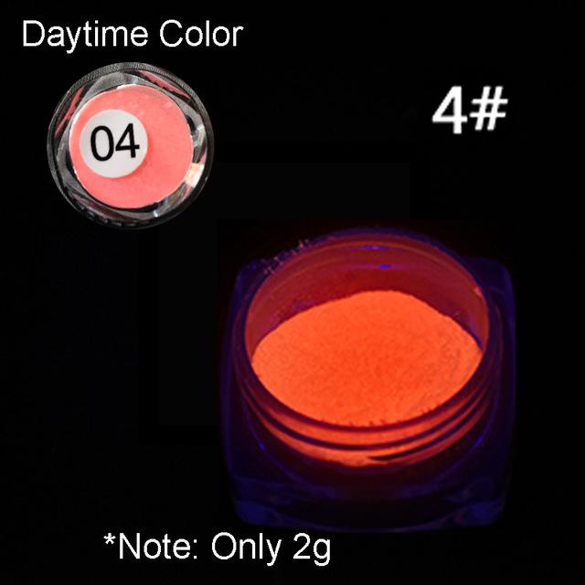 Neon Glitter Nail Powder