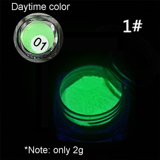 Neon Glitter Nail Powder