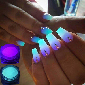 Neon Glitter Nail Powder