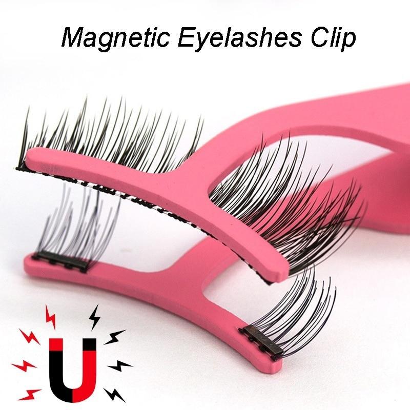 False Eyelash Tweezers Fake Eye Lash Applicator