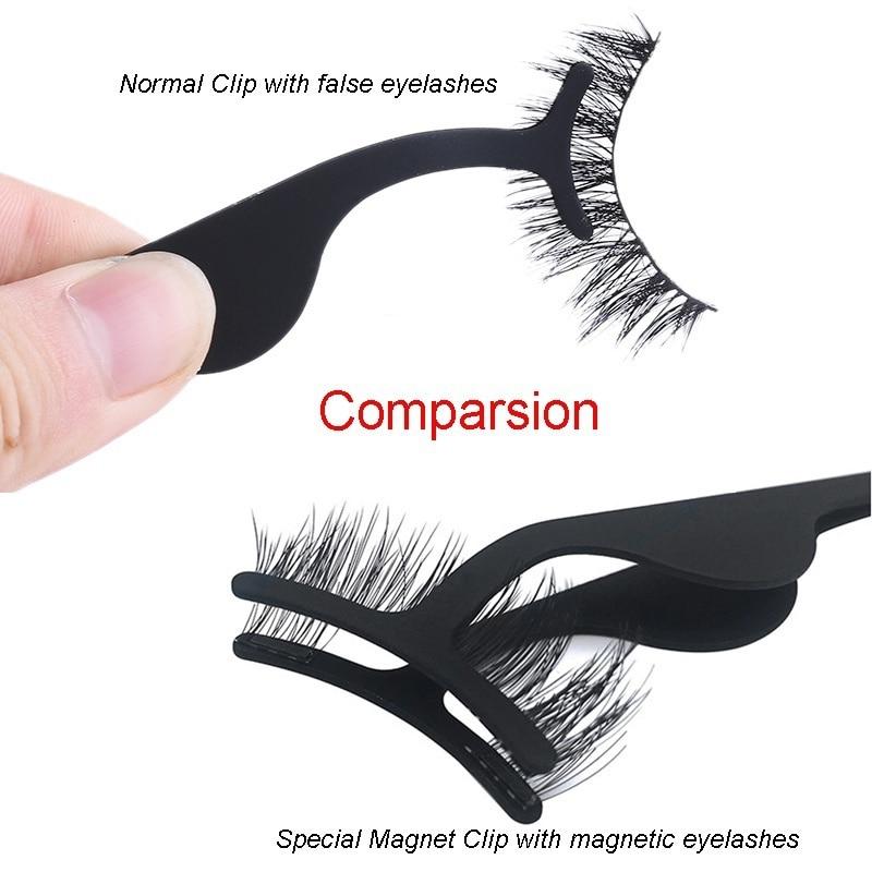 False Eyelash Tweezers Fake Eye Lash Applicator