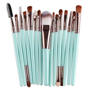 15 pcs Makeup Brushes