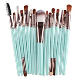 15 pcs Makeup Brushes