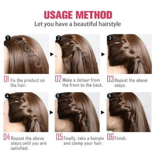 Twist Plait Hair Braiding Hairdressing Tools (2pcs)