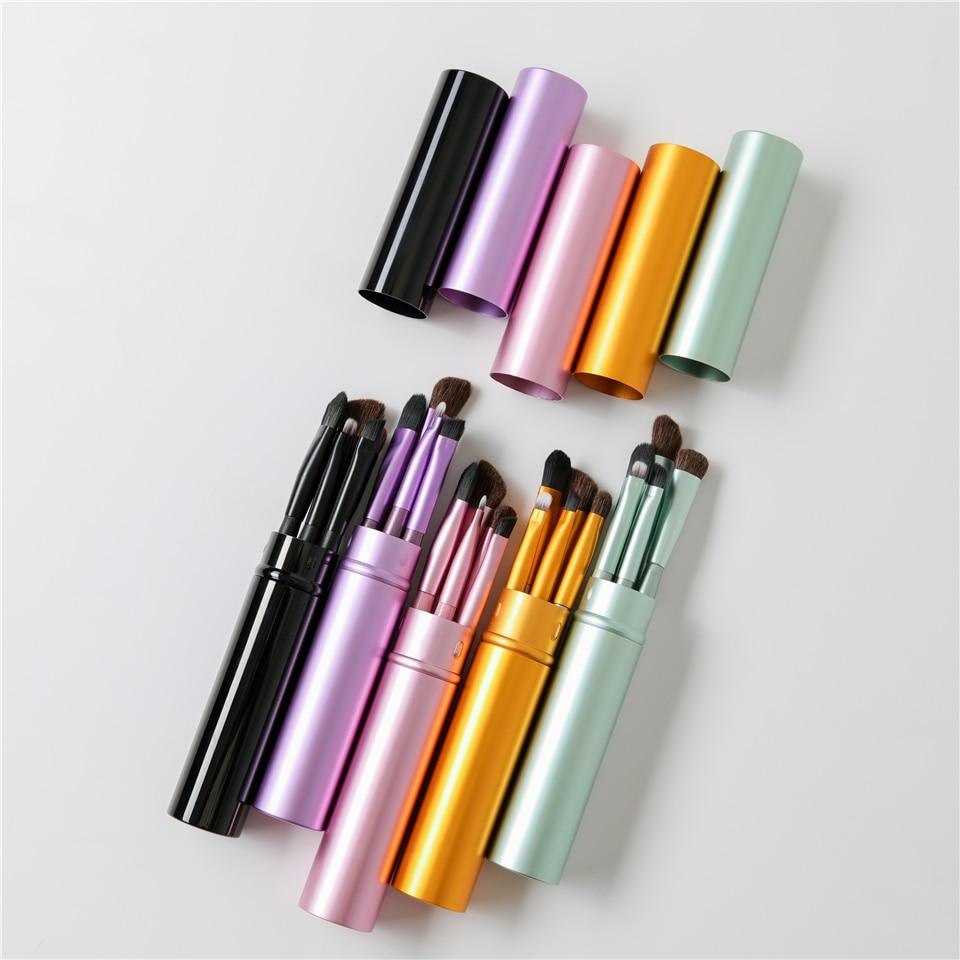 5pcs Travel  Makeup Brushes Set
