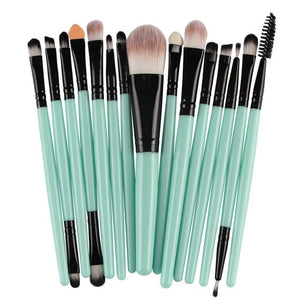 15 pcs Makeup Brushes