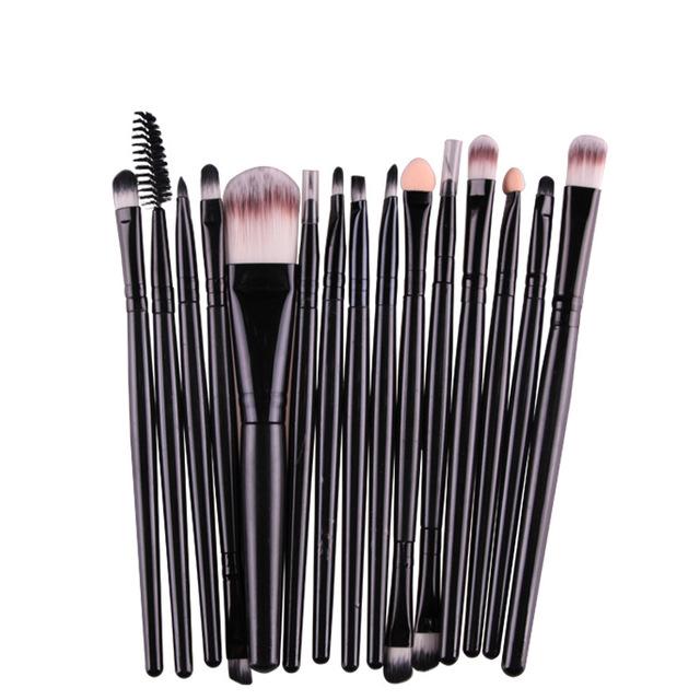 15 pcs Makeup Brushes