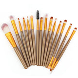 15 pcs Makeup Brushes