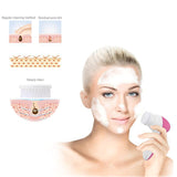 Face Cleaner Portable Waterproof 7-in-1 Electric Beauty Care Massager Facial