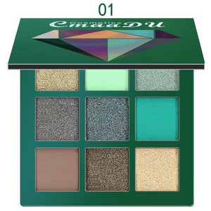 Pigmented Eyeshadow Shimmer Palette