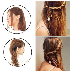 Twist Plait Hair Braiding Hairdressing Tools (2pcs)