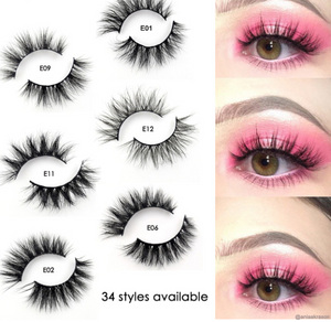 3D Mink Eyelashes 100% Cruelty free