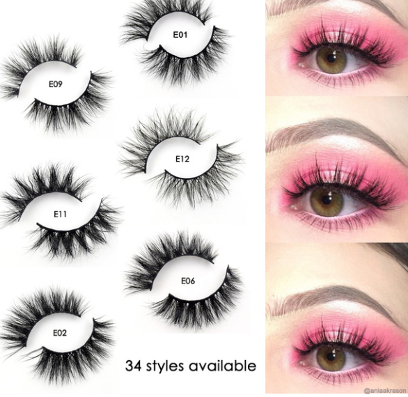 3D Mink Eyelashes 100% Cruelty free