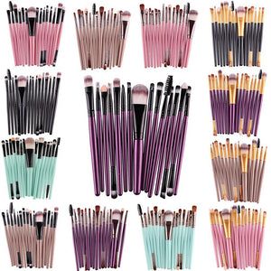15 pcs Makeup Brushes