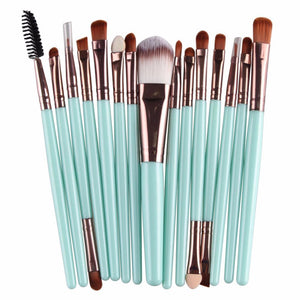 15 pcs Makeup Brushes
