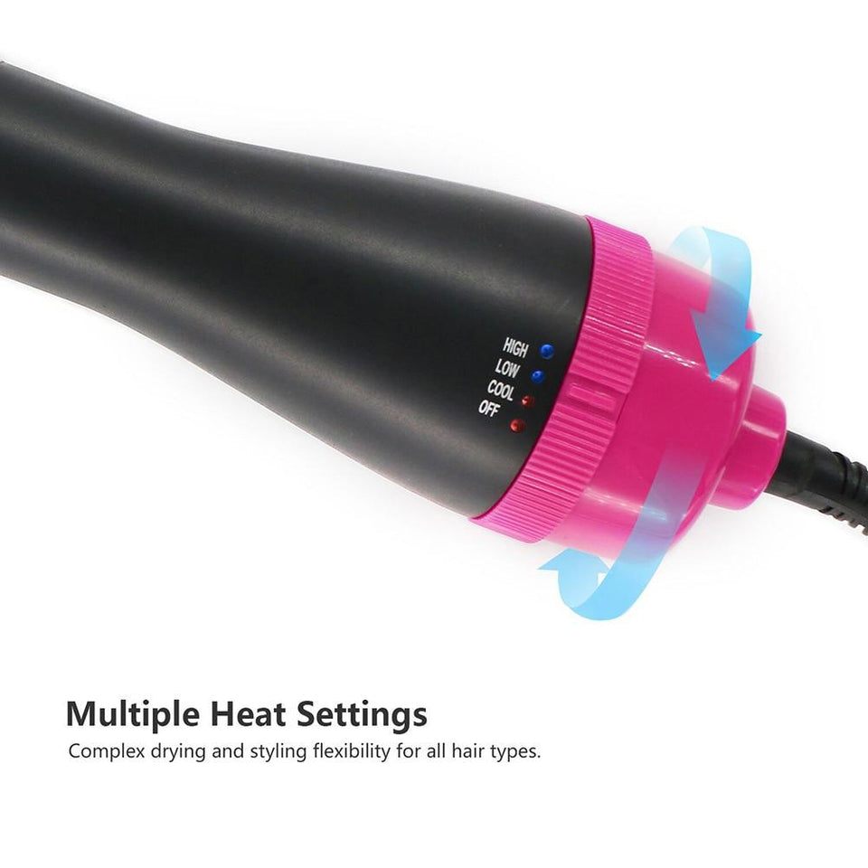 2 in 1 One- Step Negative Ion Voluminous and  Curling Hair Dryer