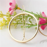 Girls Triangle Moon Hair Clips