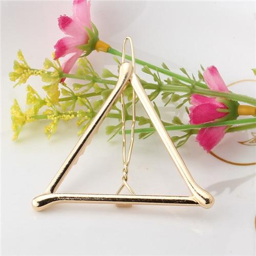 Girls Triangle Moon Hair Clips