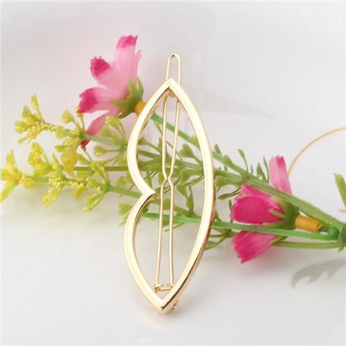 Girls Triangle Moon Hair Clips