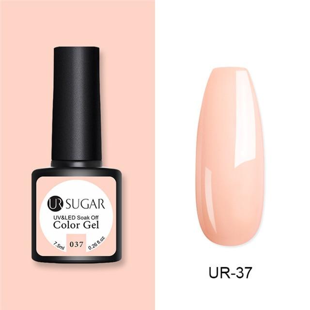 Nude and Sequin Gel Polish Gel Kit