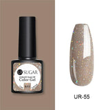 Nude and Sequin Gel Polish Gel Kit