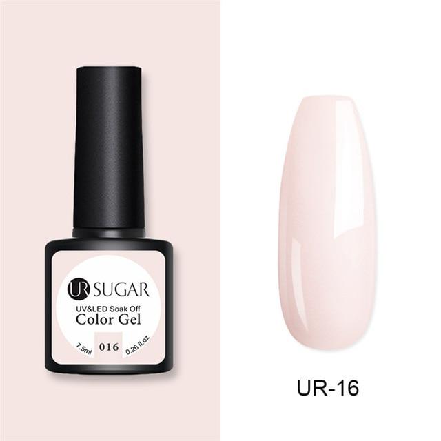 Nude and Sequin Gel Polish Gel Kit