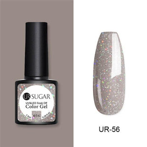 Nude and Sequin Gel Polish Gel Kit