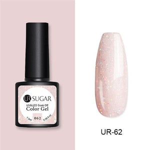 Nude and Sequin Gel Polish Gel Kit