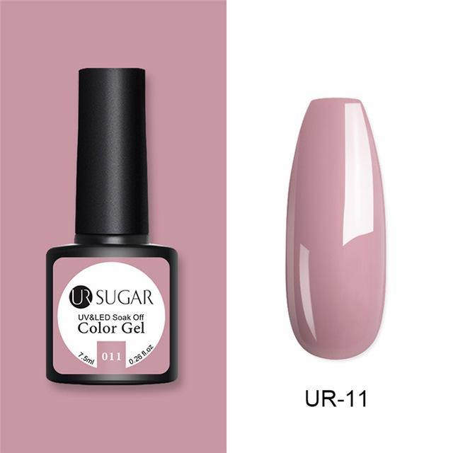 Nude and Sequin Gel Polish Gel Kit