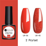 Nude and Sequin Gel Polish Gel Kit