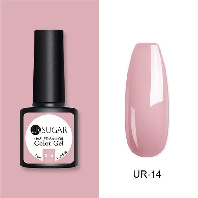Nude and Sequin Gel Polish Gel Kit