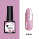 Nude and Sequin Gel Polish Gel Kit