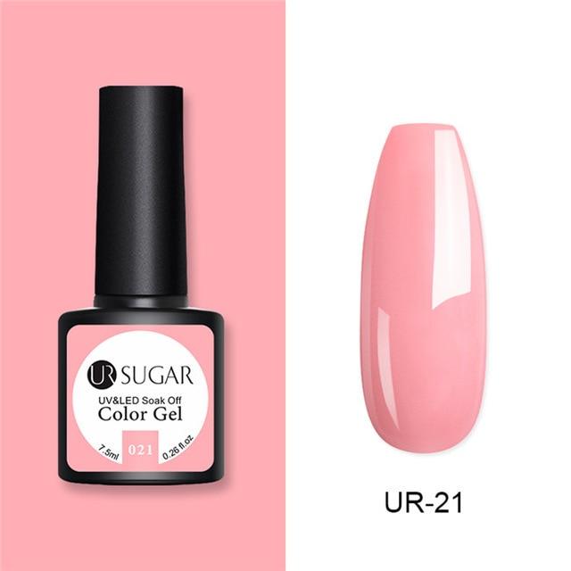 Nude and Sequin Gel Polish Gel Kit
