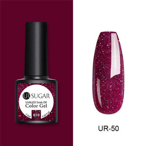 Nude and Sequin Gel Polish Gel Kit