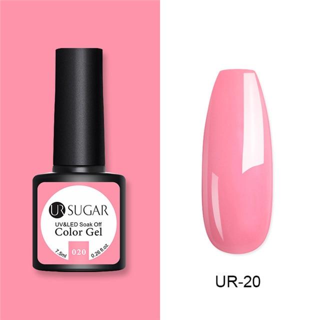 Nude and Sequin Gel Polish Gel Kit