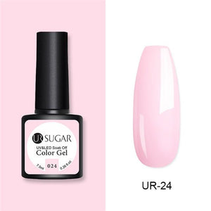 Nude and Sequin Gel Polish Gel Kit