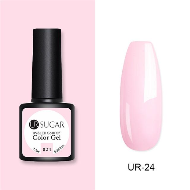 Nude and Sequin Gel Polish Gel Kit
