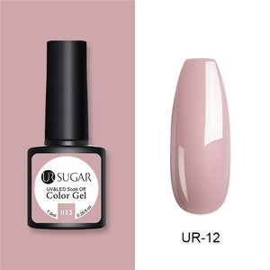 Nude and Sequin Gel Polish Gel Kit