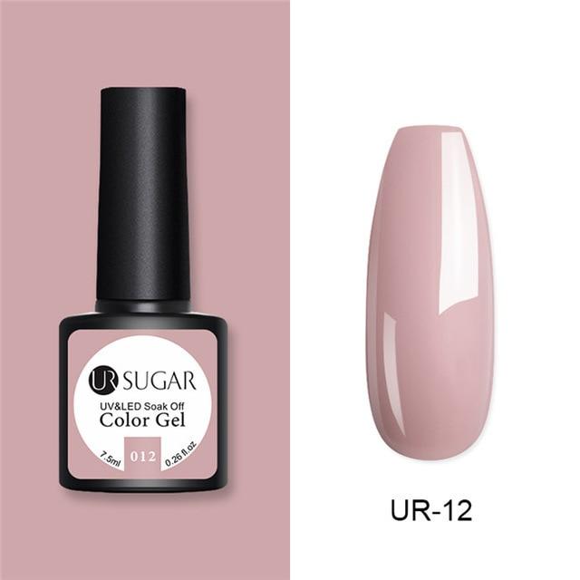Nude and Sequin Gel Polish Gel Kit