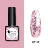Nude and Sequin Gel Polish Gel Kit