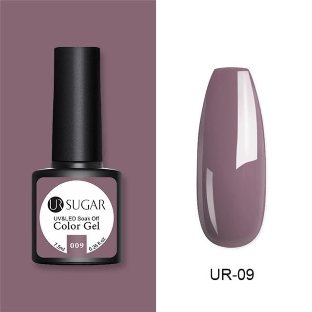 Nude and Sequin Gel Polish Gel Kit