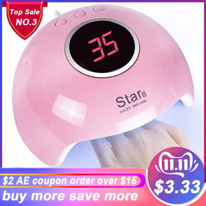 UV Lamp For Manicure LED Nail Dryer Lamp Sun Light Curing All Gel Polish Drying UV Gel USB Smart Timing Nail Art Tools LASTAR6